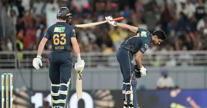Gujarat storms into IPL final chasing 214 to set up Bengaluru clash