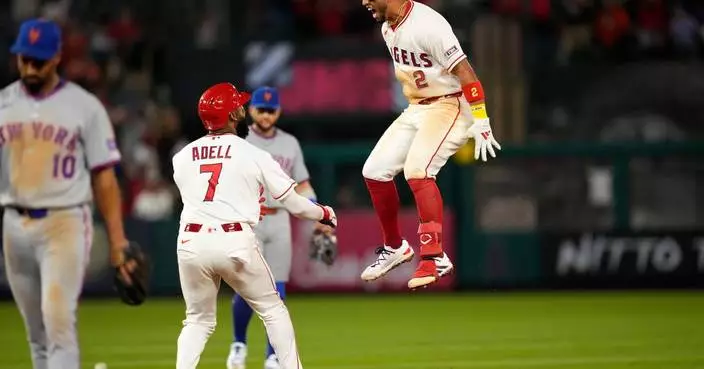 Oswald Peraza’s two-out RBI single in 10th inning lifts Angels to 4-3 win over Mets
