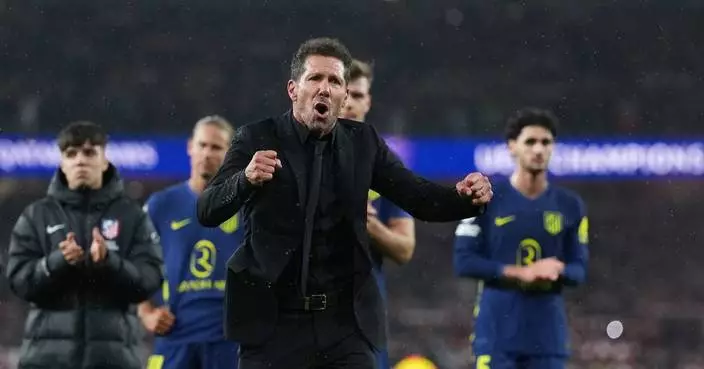 Atletico Madrid's Simeone proud and 'peaceful' after Champions League hopes dashed yet again