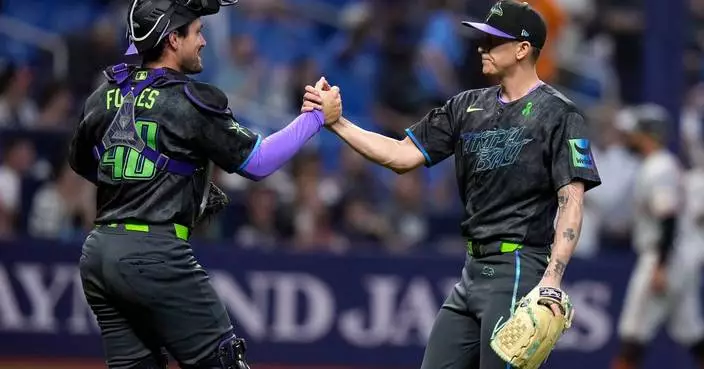Aranda drives in 2 runs to help lead Rays past Giants 5-1