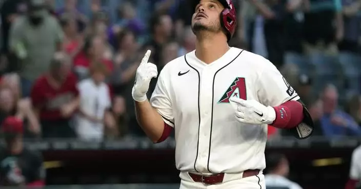 Arenado’s grand slam in the 1st inning helps power the Diamondbacks to a 12-2 win over Giants