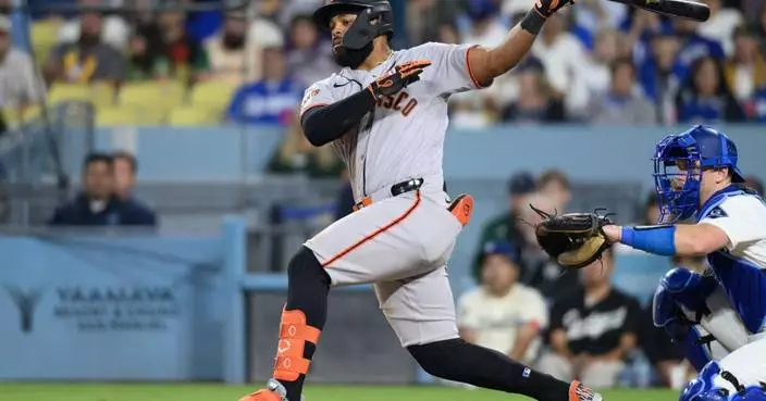 Giants beat the scuffling Dodgers 9-3 as Devers and Adames spark a 7th-inning surge
