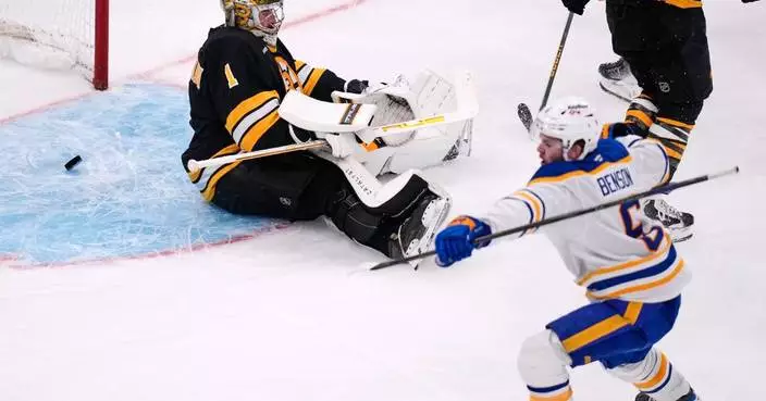 Sabres beat Bruins 4-1 in Game 6 to reach 2nd round for 1st time since 2007