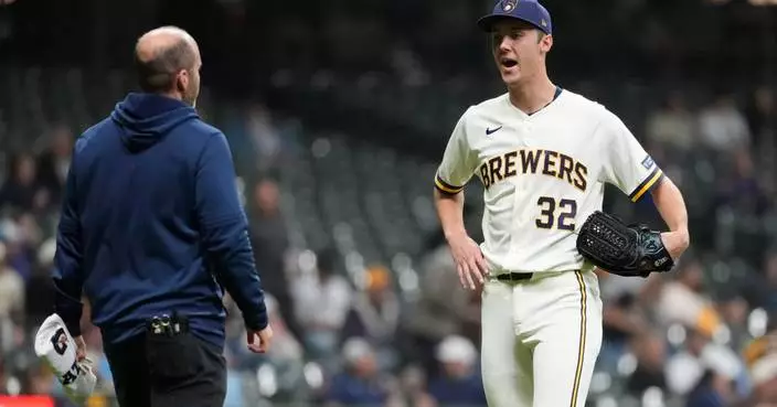 Brewers’ Jacob Misiorowski leaves with cramping again after another dominating performance