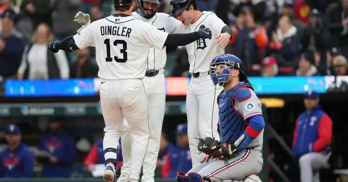Dillon Dingler’s 3-run homer, Keider Montero’s efficient start help Tigers beat Rangers 5-1