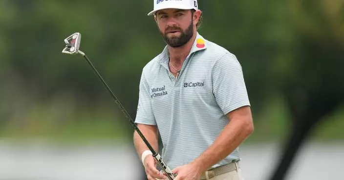 With Trump watching in Doral, Cameron Young finishes off wire-to-wire win at Cadillac Championship