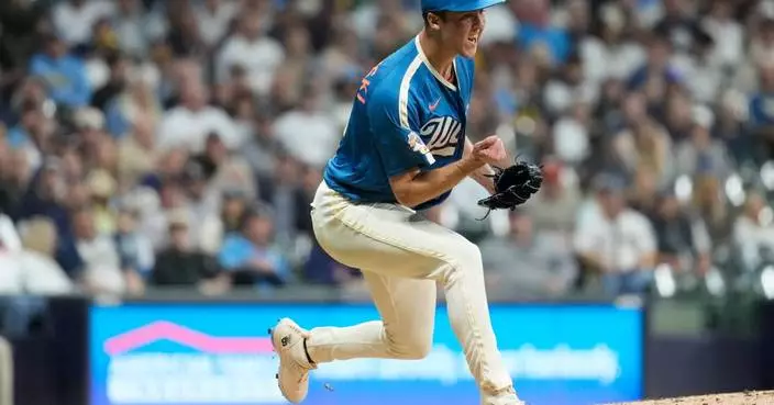 Flame-throwing Misiorowski strikes out 11 as Brewers blank Yankees 6-0