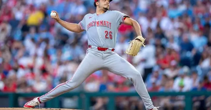 Chase Burns dazzles with 9 Ks as the Reds snap 3-game losing skid with 4-1 win over the Phillies