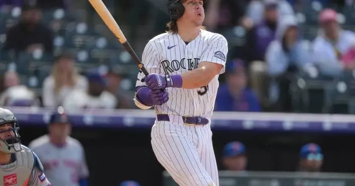McCarthy hits a grand slam as the Rockies beat the Mets 6-2 to end a 6-game skid