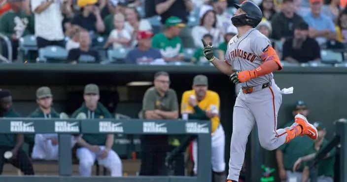 Casey Schmitt has 2nd career multihomer game to lead Giants over A’s, 6-4