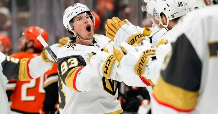 Marner, Dorofeyev propel Golden Knights past Ducks 5-1 in Game 6 clincher, into conference finals