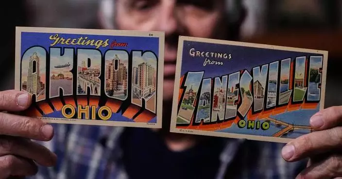 Colorful ‘Greetings from’ postcards reflected American innovation, idealism