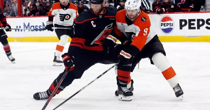 Jarvis’ score forces OT in Game 2 of Flyers-Hurricanes 2nd-round series in NHL playoffs