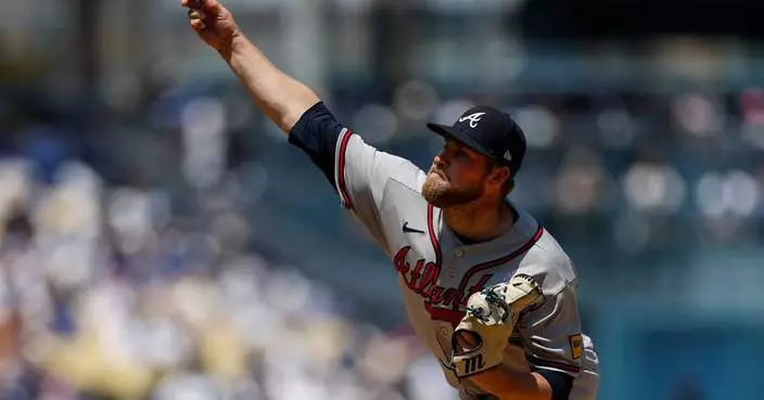Bryce Elder stifles Dodgers’ bats as Braves take series with 7-2 win