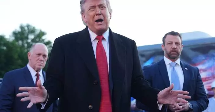 Trump says sculpture garden honoring prominent Americans is planned for park along Potomac River