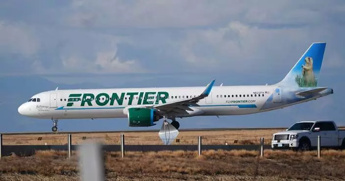 A Frontier plane hits a pedestrian during takeoff at Denver airport