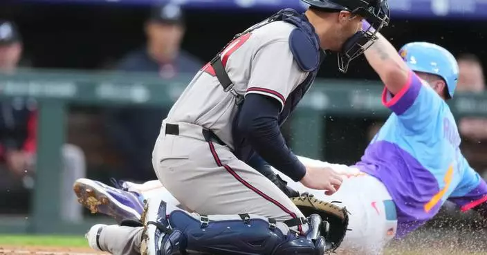 Harris’ 2-run homer in 9th rallies Braves over Rockies, 8-6