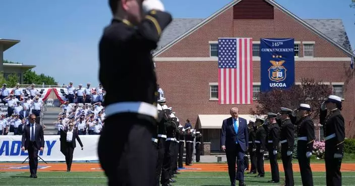 Trump tells Coast Guard graduates they will 'be tested' in their military careers
