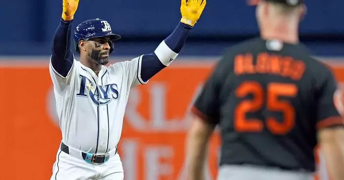 Yandy Díaz homers, leads Rays to 4-1 win over Orioles