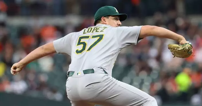 Nick Kurtz’s 2-run triple highlights a 3-run fifth as the Athletics edge the Orioles 4-3