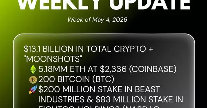Bitmine Immersion Technologies (BMNR) Announces ETH Holdings Reach 5.18 Million Tokens, and Total Crypto and Total Cash Holdings of $13.1 Billion