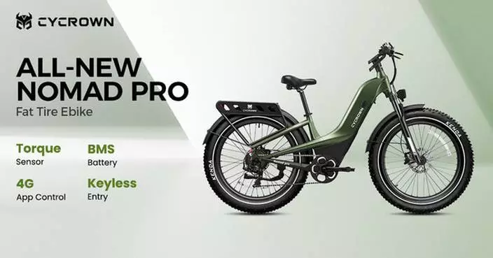 CYCROWN Launches Nomad Pro Smart All-Terrain Fat Tire E-bike