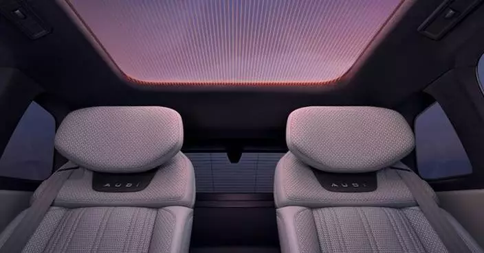 AUDI E7X Debuts with Ambilight EC Smart Dimming Panoramic Roof