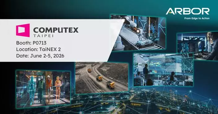ARBOR Technology Showcases Edge AI and Industrial Computing Solutions at COMPUTEX 2026