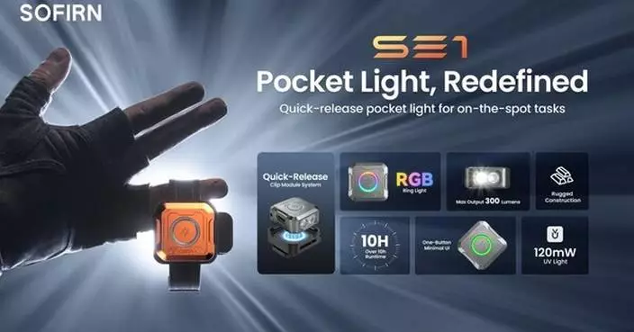 SOFIRN Launches SE1, A Quick-Release Pocket Light for On-the-Spot Tasks