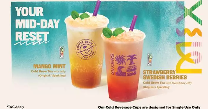 The Coffee Bean &amp; Tea Leaf® brings “MIXERS” Beverage platform to Singapore