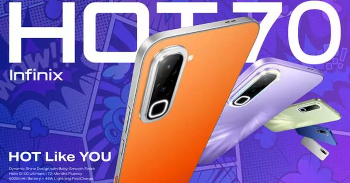 Infinix Launches HOT 70 Series with Industry-First 12-Colorway Dynamic Shine Design