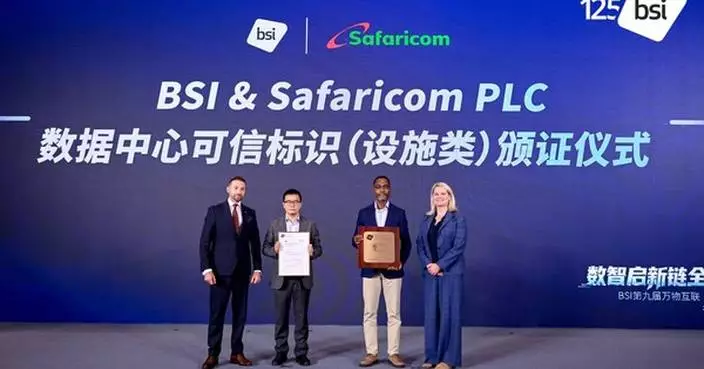 Safaricom Limuru Data Centre achieves BSI Data Centre Facilities Mark of Trust