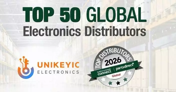 Unikeyic Electronics Ranked No. 19 on Supply Chain Connect’s 2026 Top 50 Global Electronics Distributors List