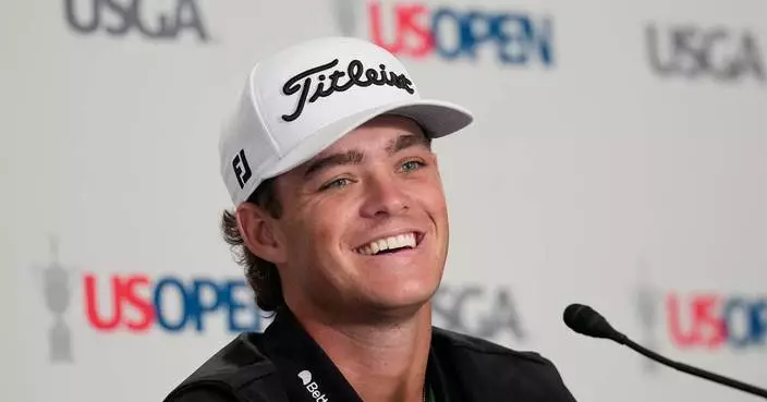 Jackson Koivun is back in the US Open in his last tournament as an amateur
