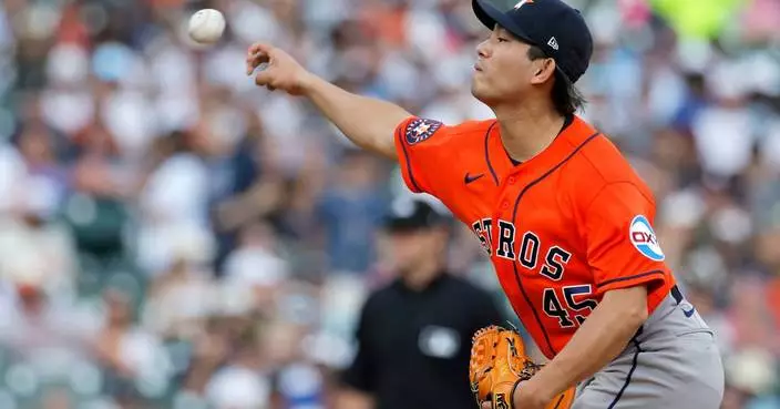 Imai strikes out 10 as Astros beat Tigers 2-1 and extend winning streak to 3 games