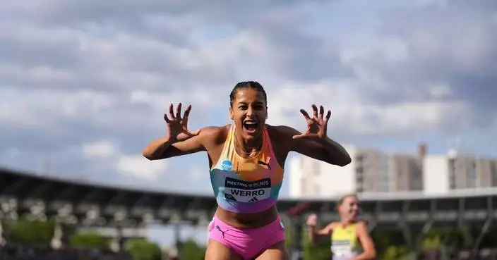 Track star Audrey Werro edges closer in duel with Keely Hodgkinson to break 43-year record in 800