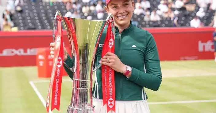 Vekic wins Queen's Club final in straight sets to deny dream title for Raducanu