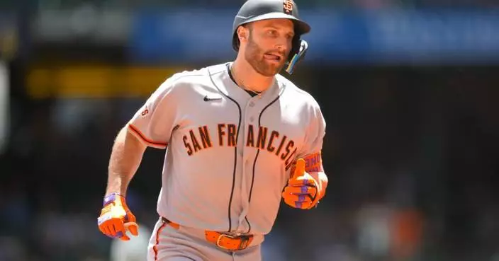 Schmitt homers on game’s first pitch, Haase hit slam and Giants beat Brewers 12-9