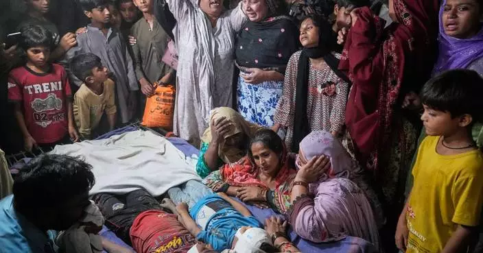 Roof of tutoring center collapses in eastern Pakistan, killing at least 14 children