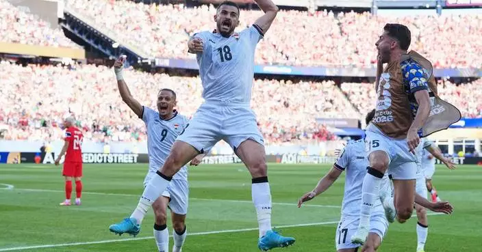 Detained by US customs 2 weeks ago, Aymen Hussein scores for Iraq in his World Cup debut
