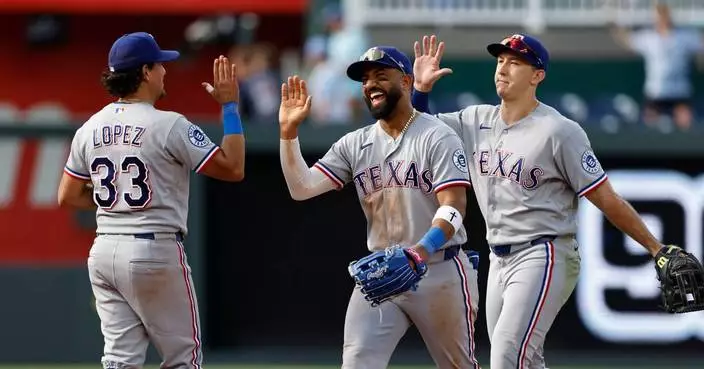 Seager homers as Rangers top Royals 4-2 to reach .500 for the first time since May 1
