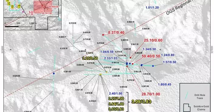 Solstice Gold Expands Red Cedar Discovery with Multiple High-Grade Gold Intercepts and New Polymetallic Target at the Strathy Gold Project, Ontario