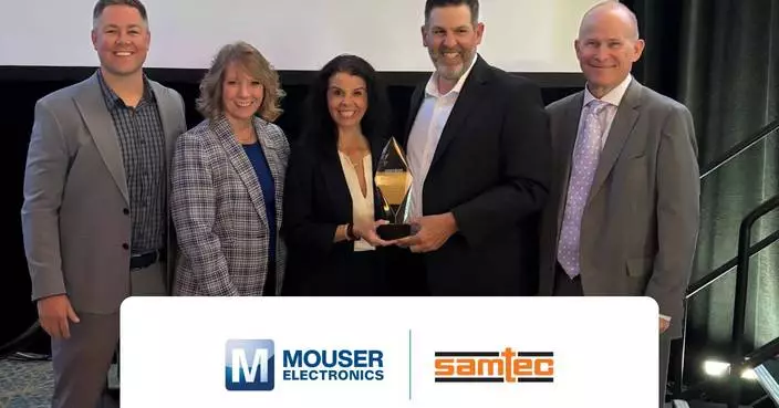 Samtec Honors Mouser Electronics with Global High Service Distributor of the Year Accolades