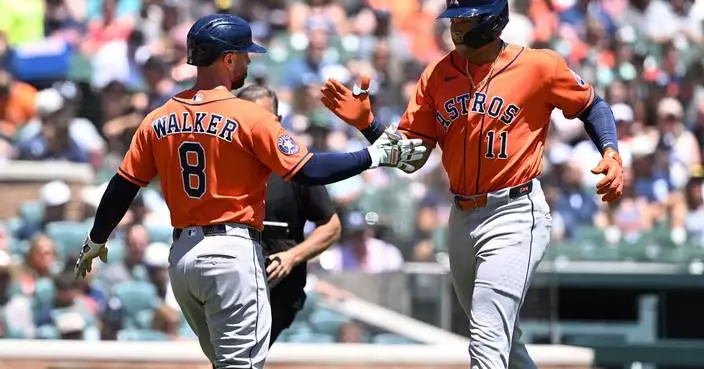 Astros rally for 8-6 win over Tigers, keeping AJ Hinch at 999 career victories