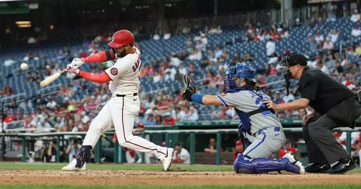 García and Crews key 5-run 5th inning as Nationals beat Royals 7-3