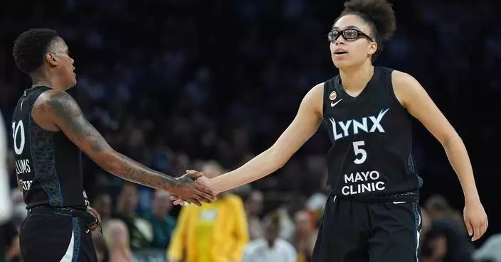 Olivia Miles sets WNBA rookie record with 8 3s and Lynx beat Valkyries 87-84 for 6th straight win