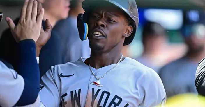 Jazz Chisholm Jr. drives in 3 runs, Yankees topple Guardians 8-4 to finish off 3-game sweep