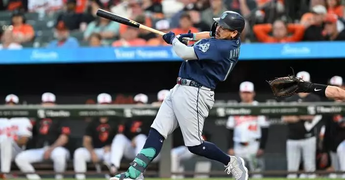 Josh Naylor’s grand slam powers Mariners past Orioles, 6-3