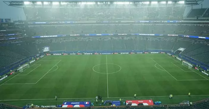 World Cup sees first weather delay as fans cleared from seats at France-Iraq match in Philadelphia