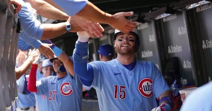 Carson Kelly has grand slam and career-high 6 RBIs as Cubs rout Blue Jays 16-2